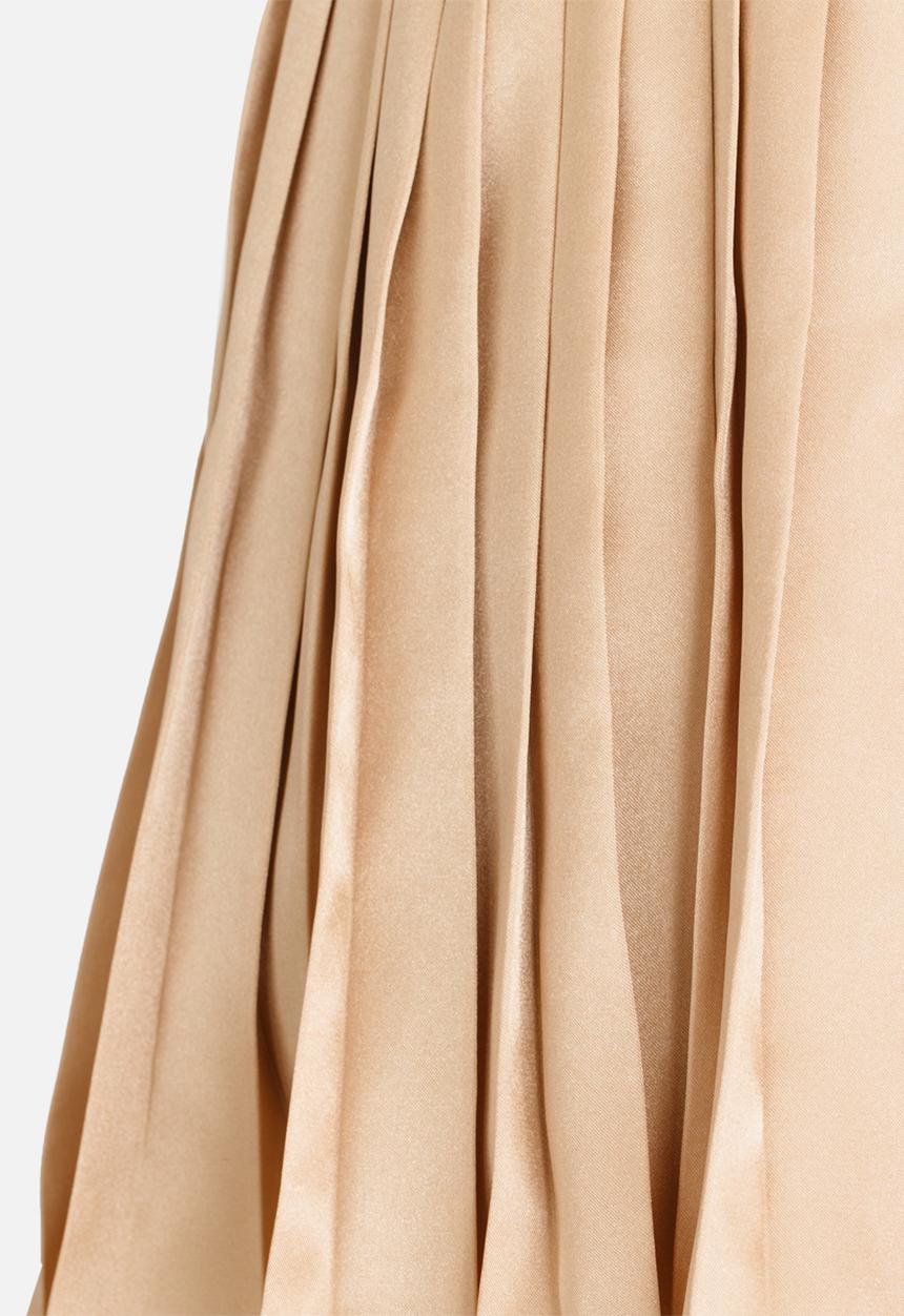 Rebel Republic - Pleated Skirt Gold