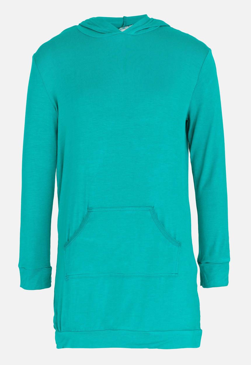 Rebel Republic - Hooded Dress Green