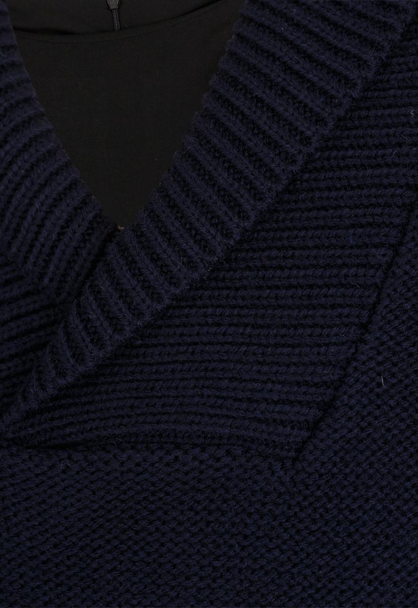 Rebel Republic - Shawl Collar Jersey Navy
