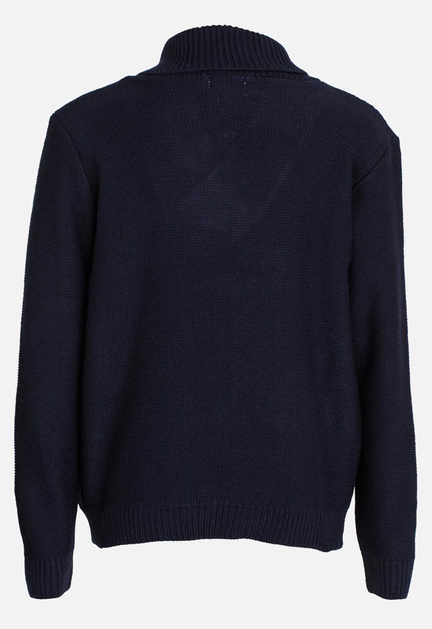 Rebel Republic - Shawl Collar Jersey Navy
