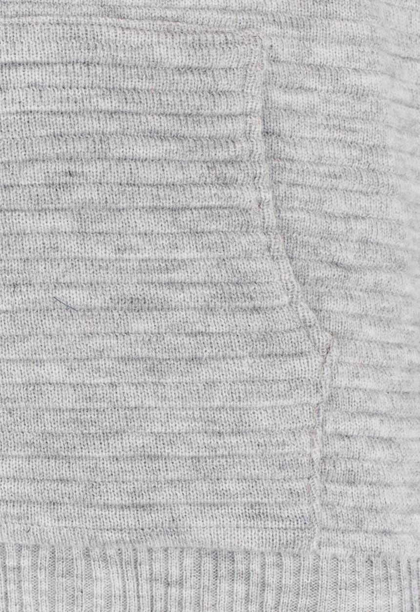 Rebel Republic - Zip Hooded Jersey Grey