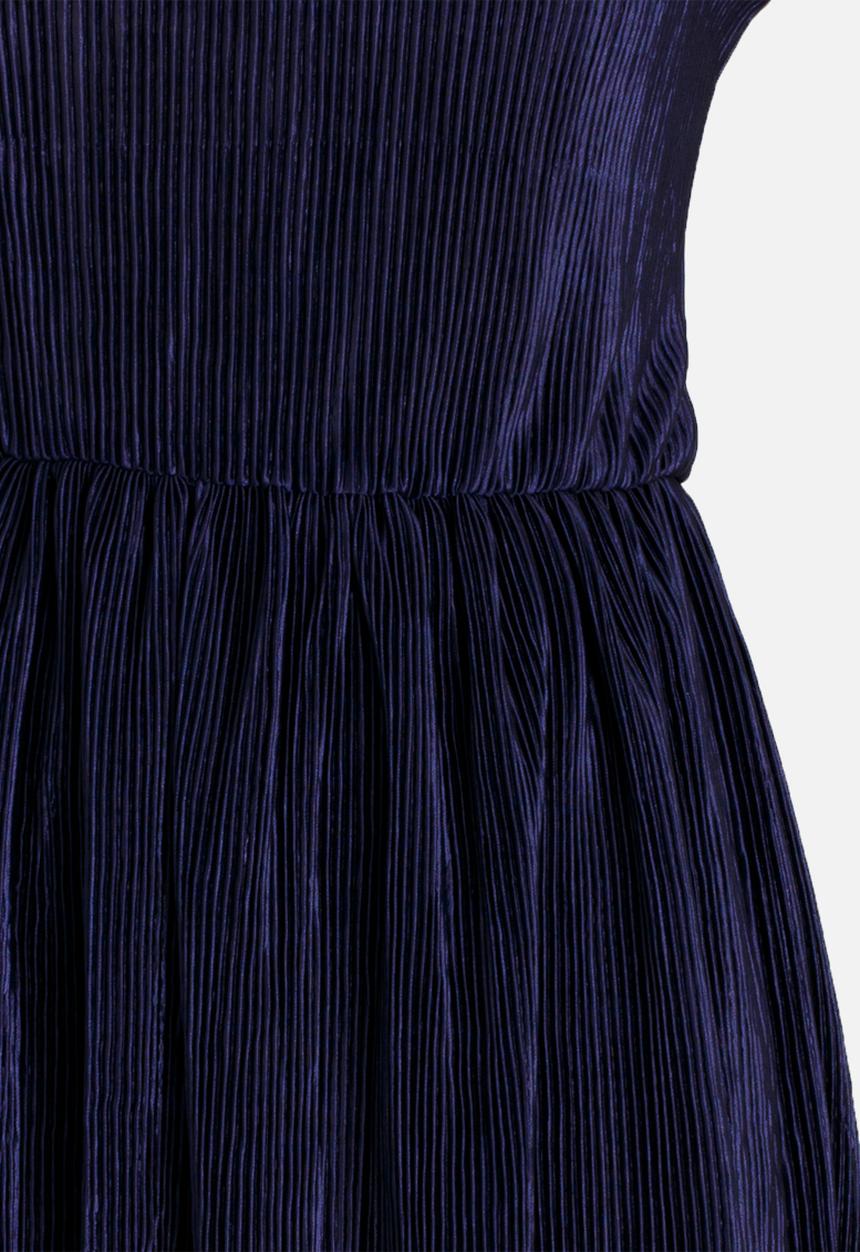 Rebel Republic - Plise Pleated Dress Navy