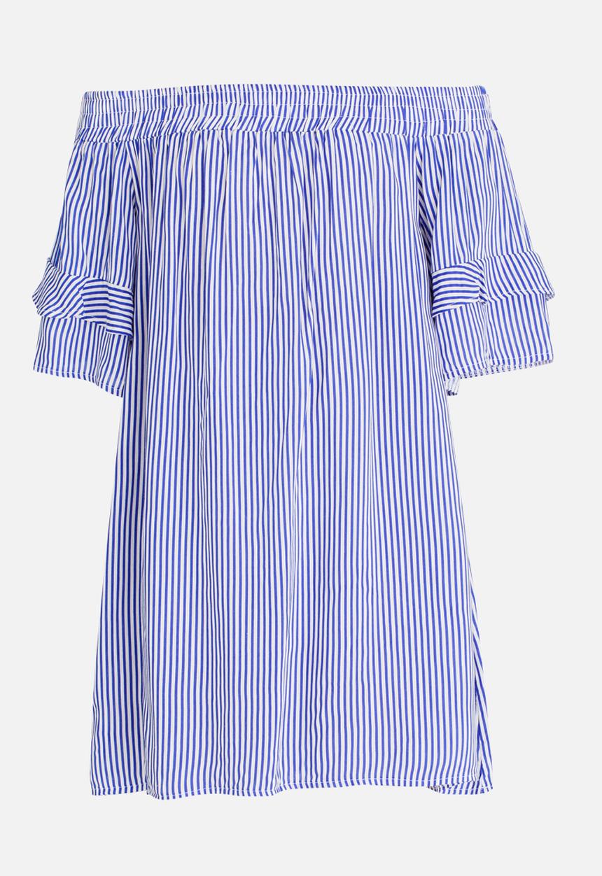 Rebel Republic - Bardot Style Dress Multi-colour