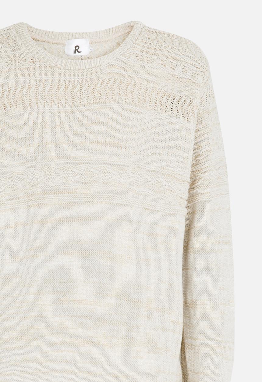 Rebel Republic - Cable Knit Jersey Cream