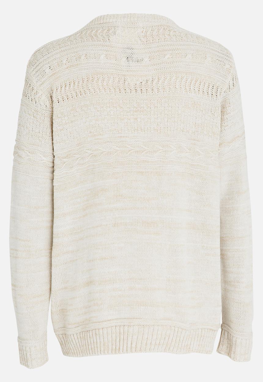 Rebel Republic - Cable Knit Jersey Cream