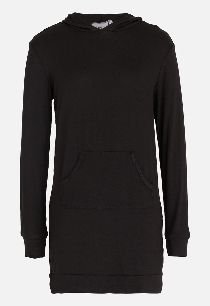 Rebel Republic - Hooded Dress Black