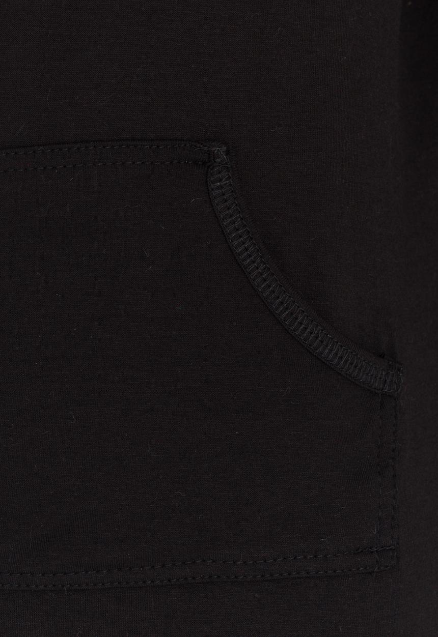 Rebel Republic - Hooded Dress Black
