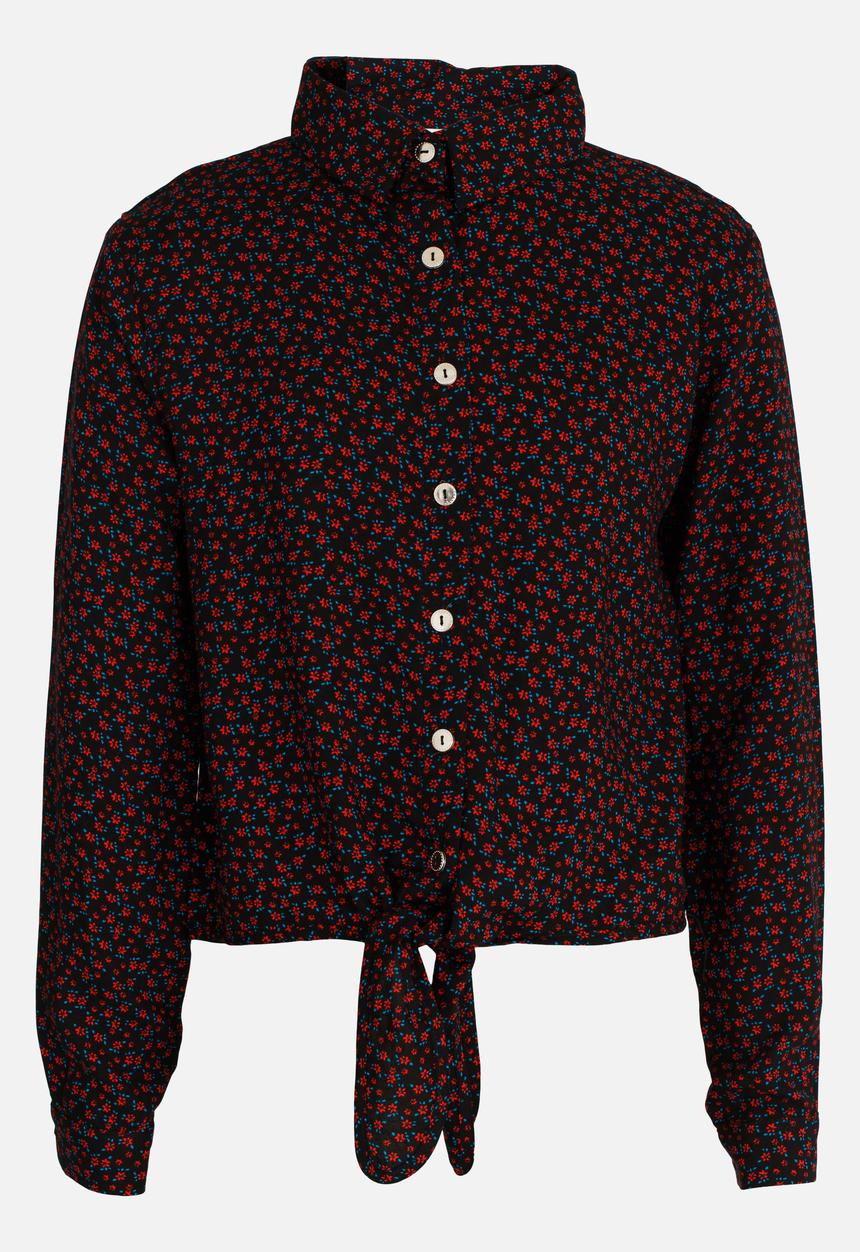 Rebel Republic - Front Tie Shirt Multi-colour