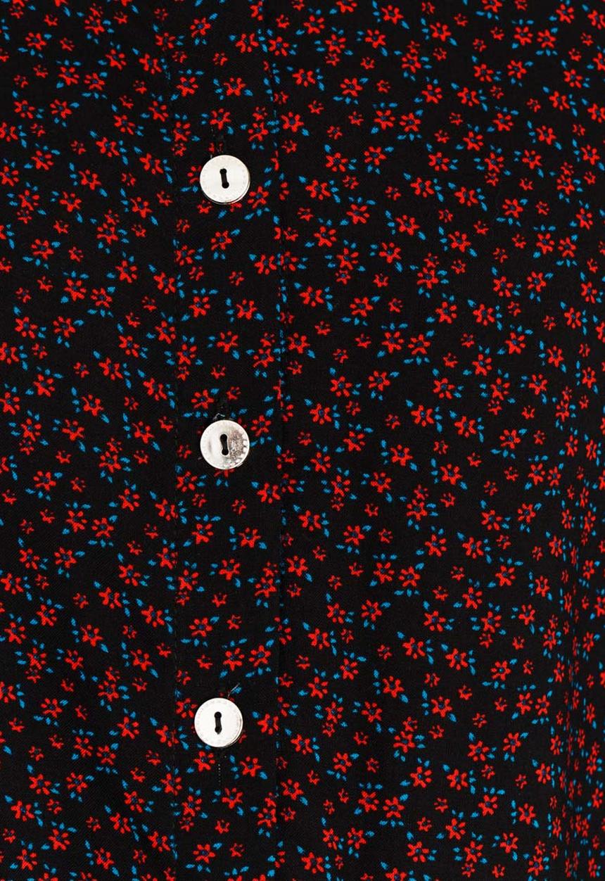Rebel Republic - Front Tie Shirt Multi-colour