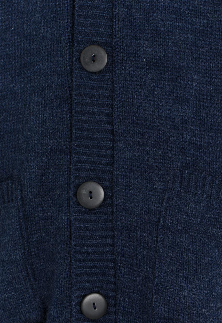 Rebel Republic - Cardigan with Pockets Blue
