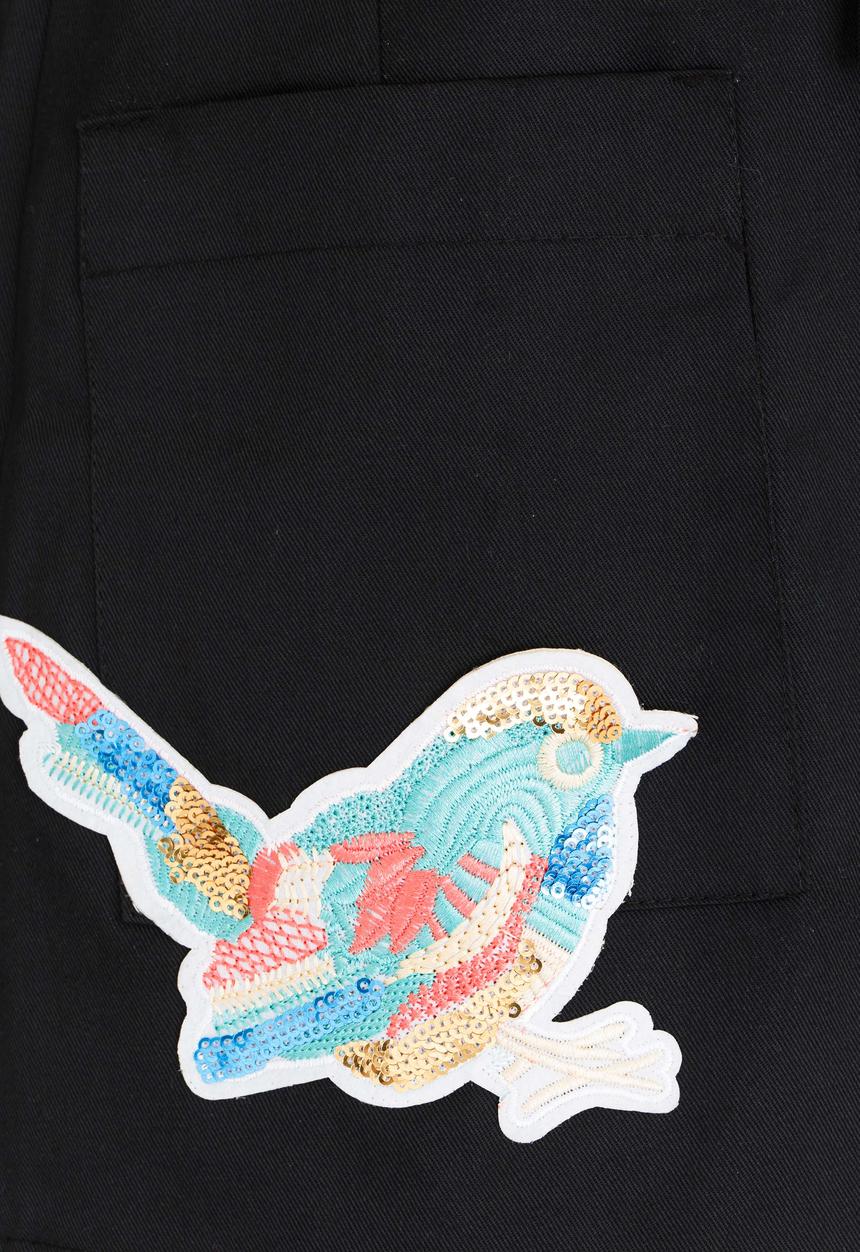 Rebel Republic - Pocket Detail Skirt Blue