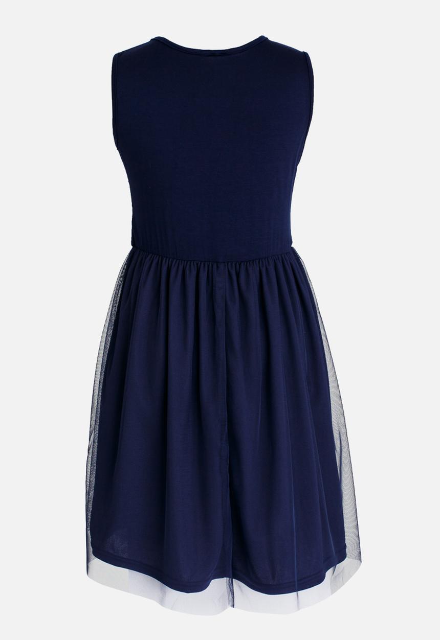 Rebel Republic - Sequin Combo Dress Navy