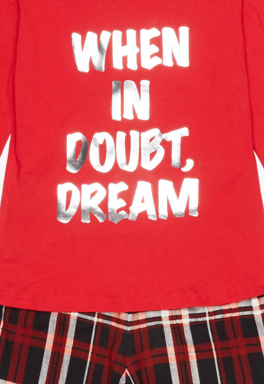 Rebel Republic - When in Doubt Pyjama Set Red
