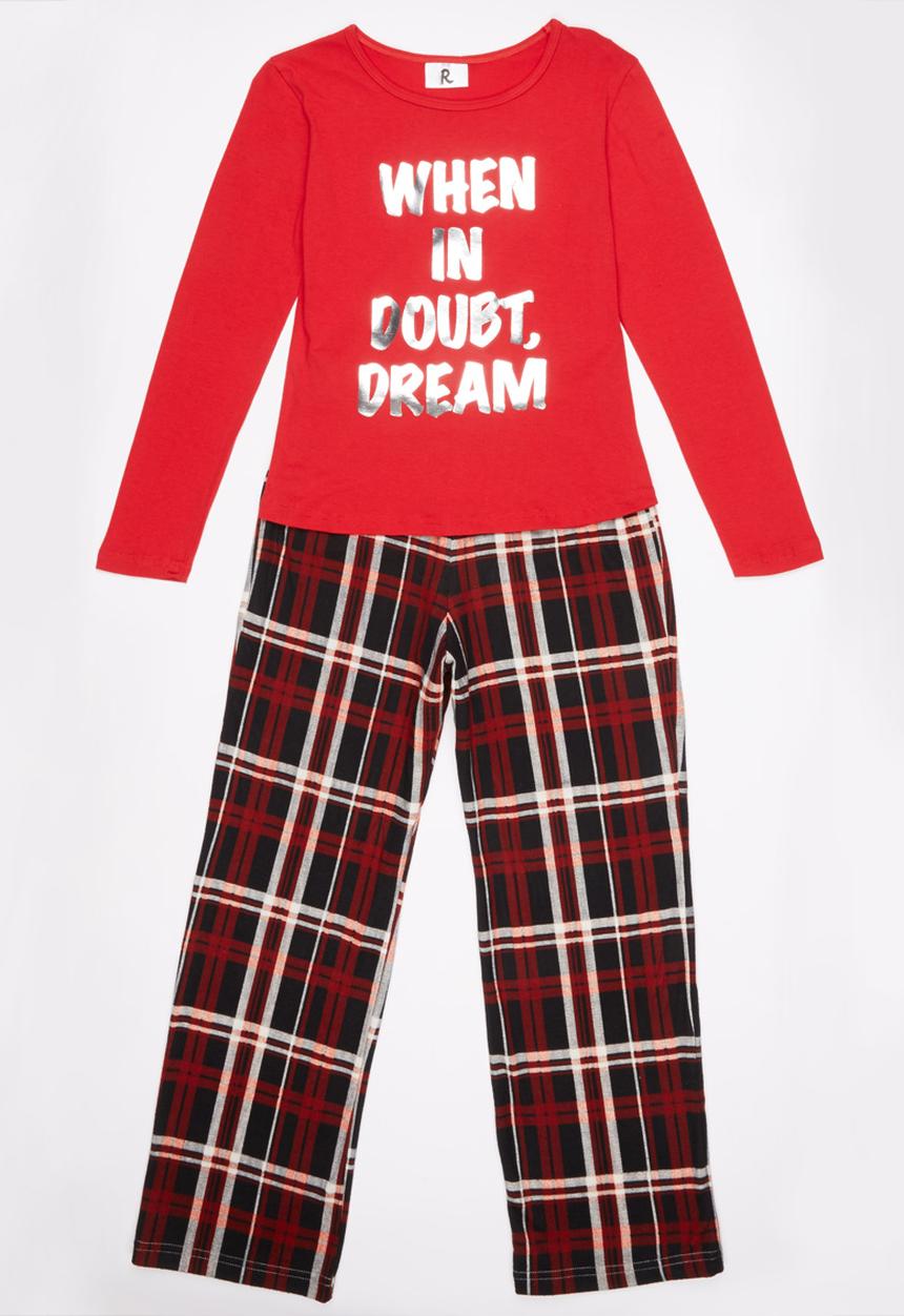 Rebel Republic - When in Doubt Pyjama Set Red