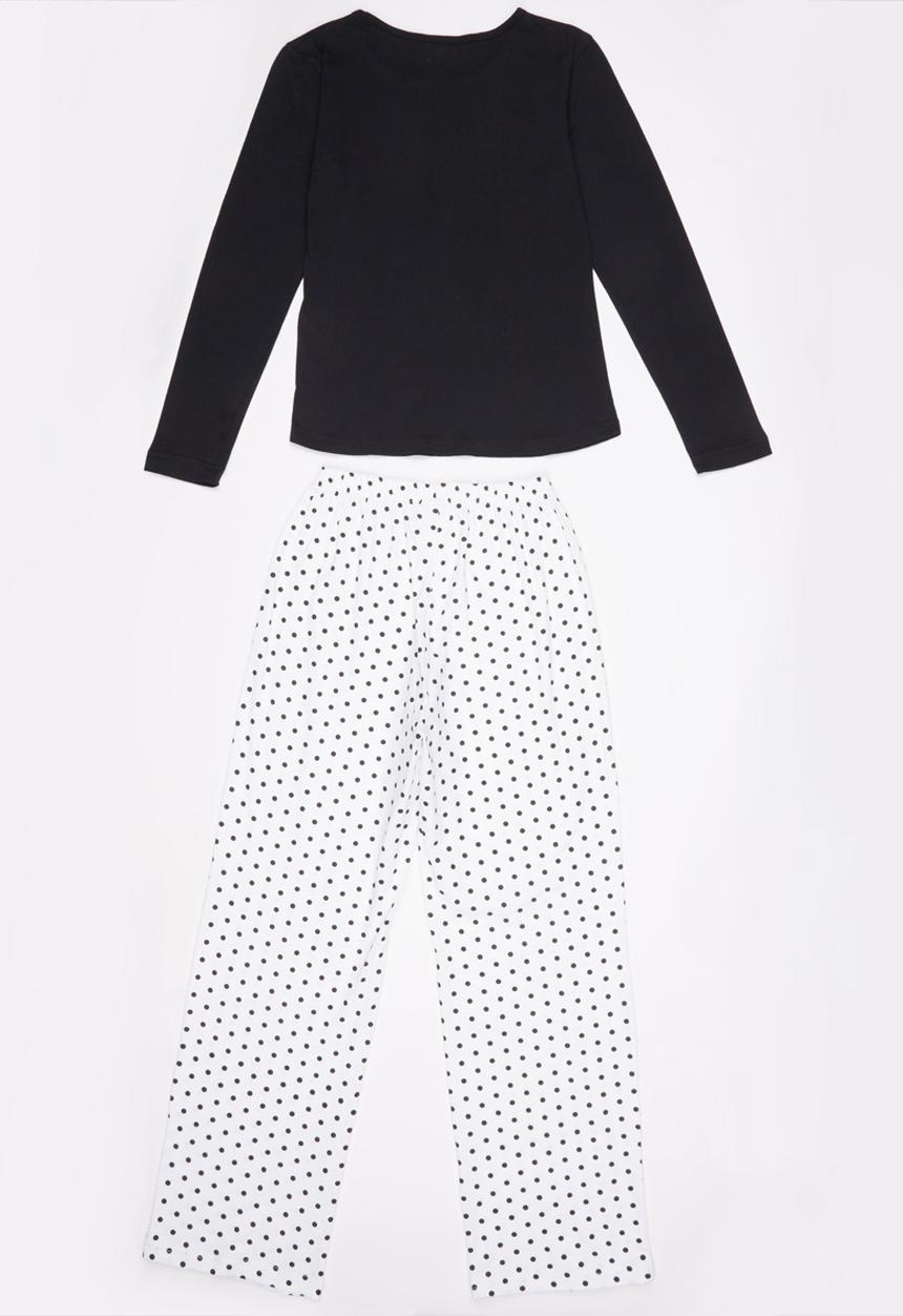 Rebel Republic - Things to do Pyjama Set Black