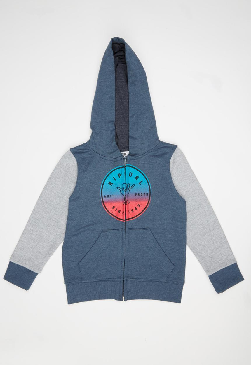 Rip Curl - Little Froth Zip Through Hood Navy