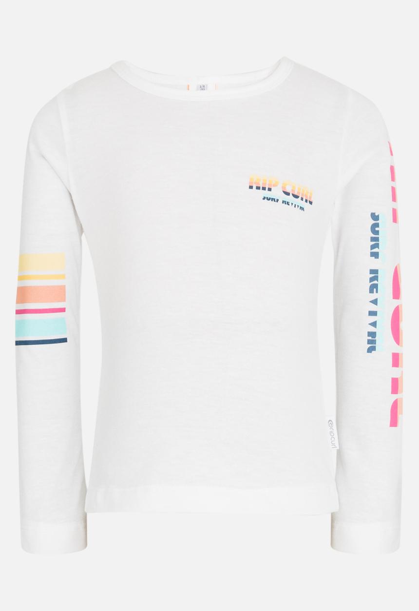 Rip Curl - Mini Revivals Long Sleeve Tee White