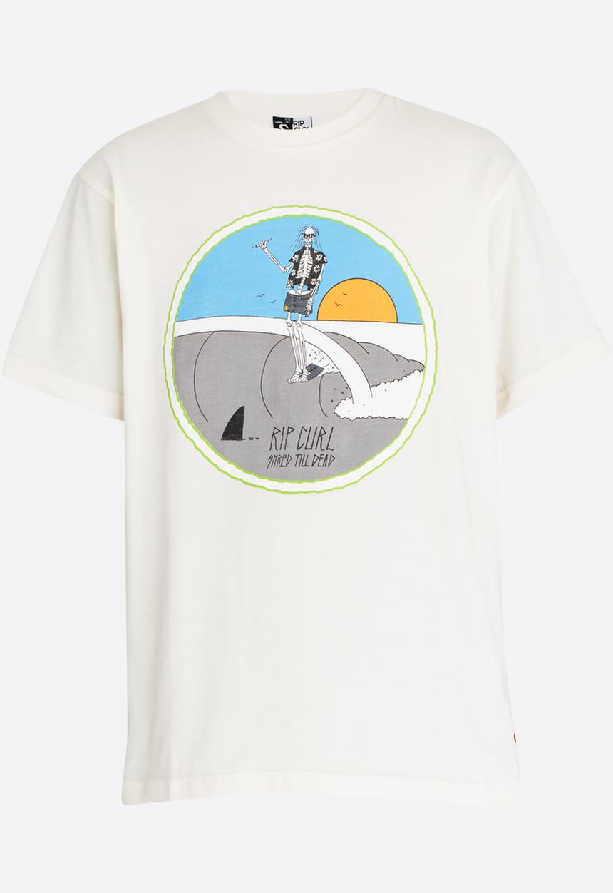 Rip Curl - Surf Till Dead Tee Off White