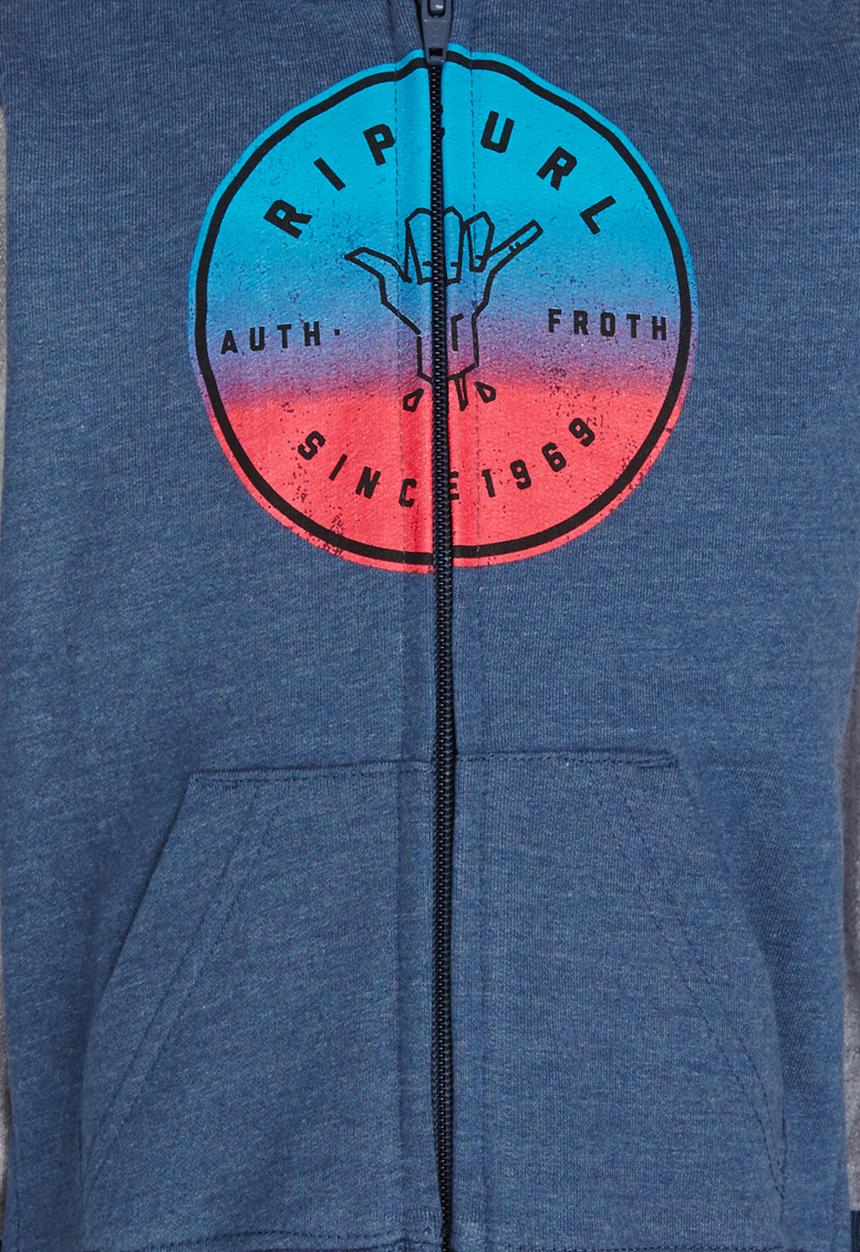 Rip Curl - Little Froth Zip Through Hood Navy