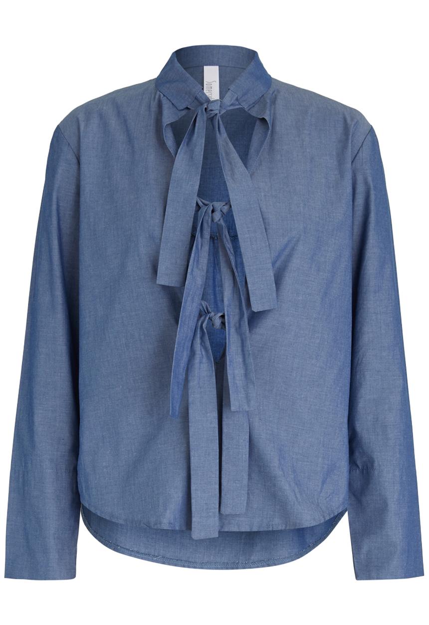 Somerset Jane - Blair Collar Shirt Mid Blue
