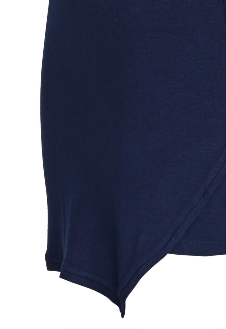 Rebel Republic - Striped Knit Dress Navy