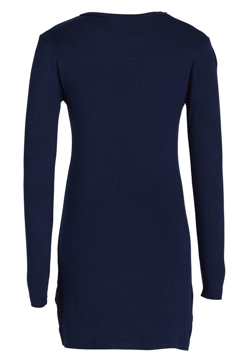 Rebel Republic - Striped Knit Dress Navy