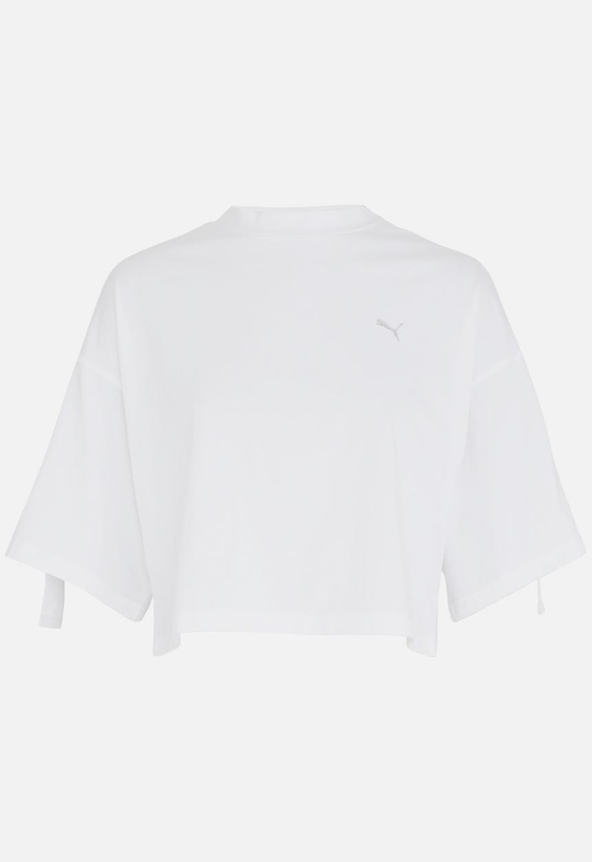 PUMA - On Pointe Cropped Tee White