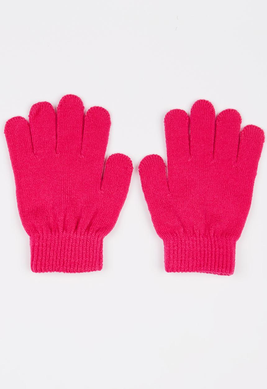 Character Fashion - Barbie Beanie and Glove Set Mid Pink