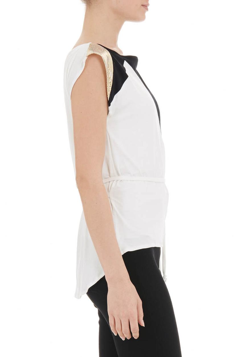 Somerset Jane - Colourblock top with triangles