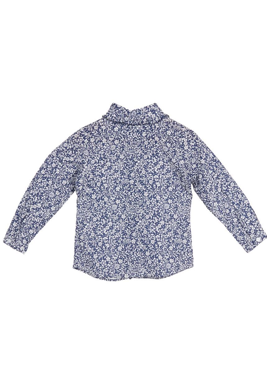 POLO - Floral shirt Navy