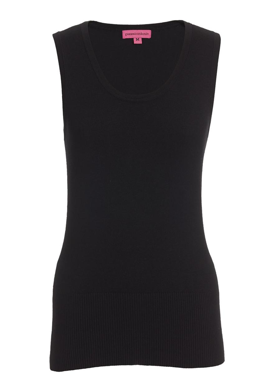 Passionknit - Knit tank Black
