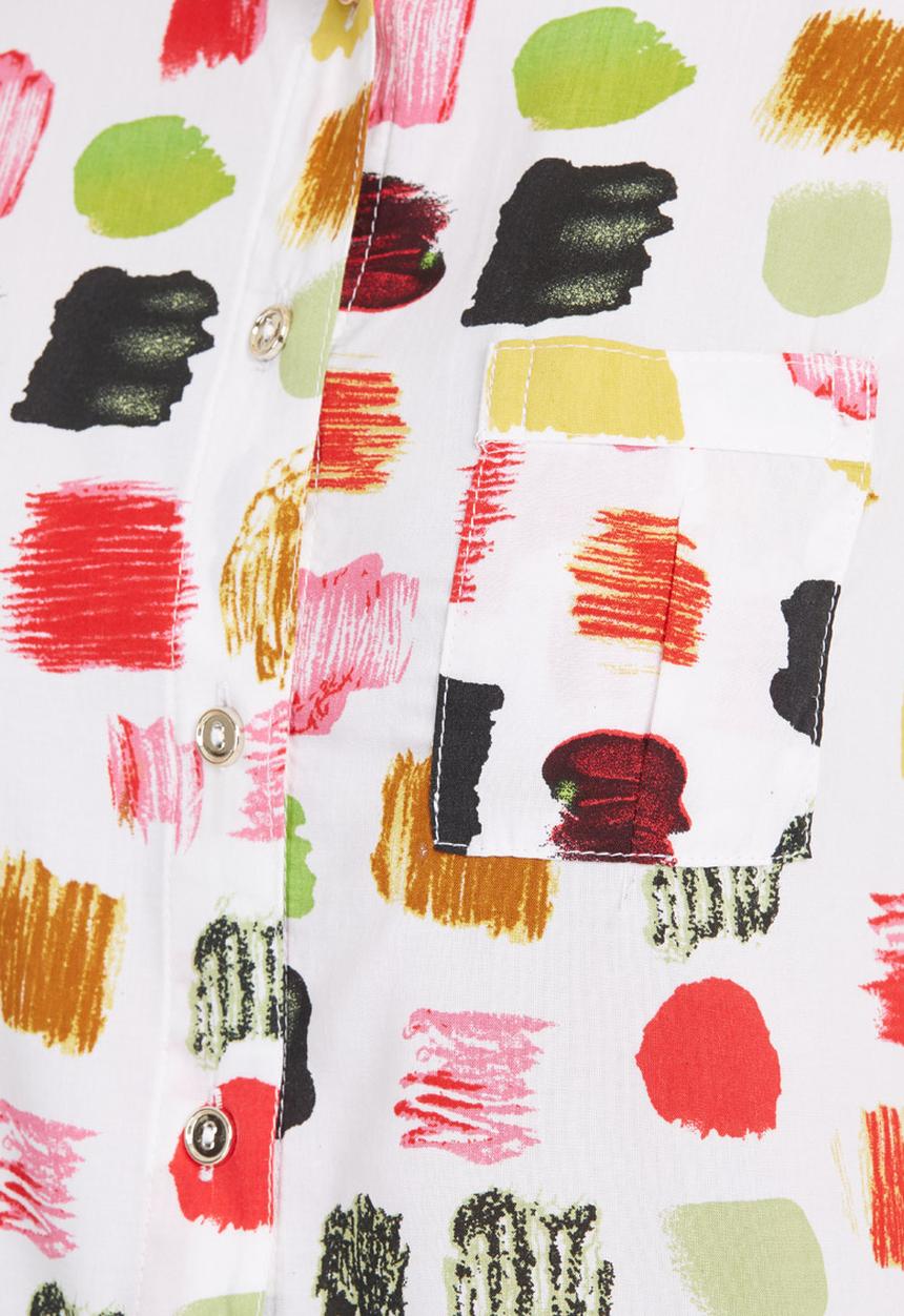 STYLE REPUBLIC - Open-back Sleeveless Shirt Multi-colour