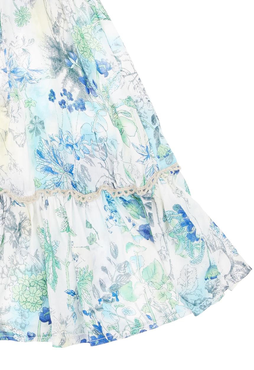 Sam & Seb - Floral Dress Mid Blue