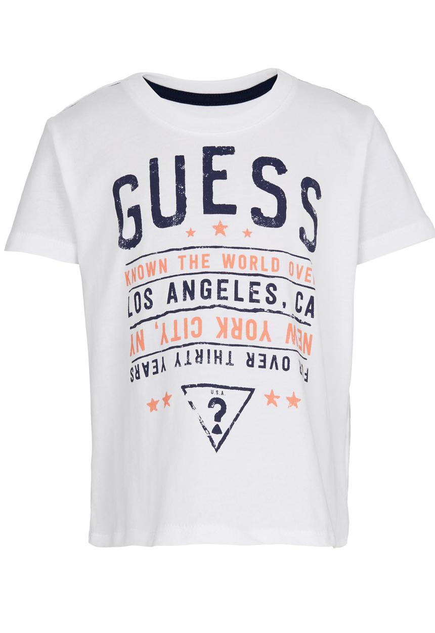GUESS - Guess Reflect Text Tee White