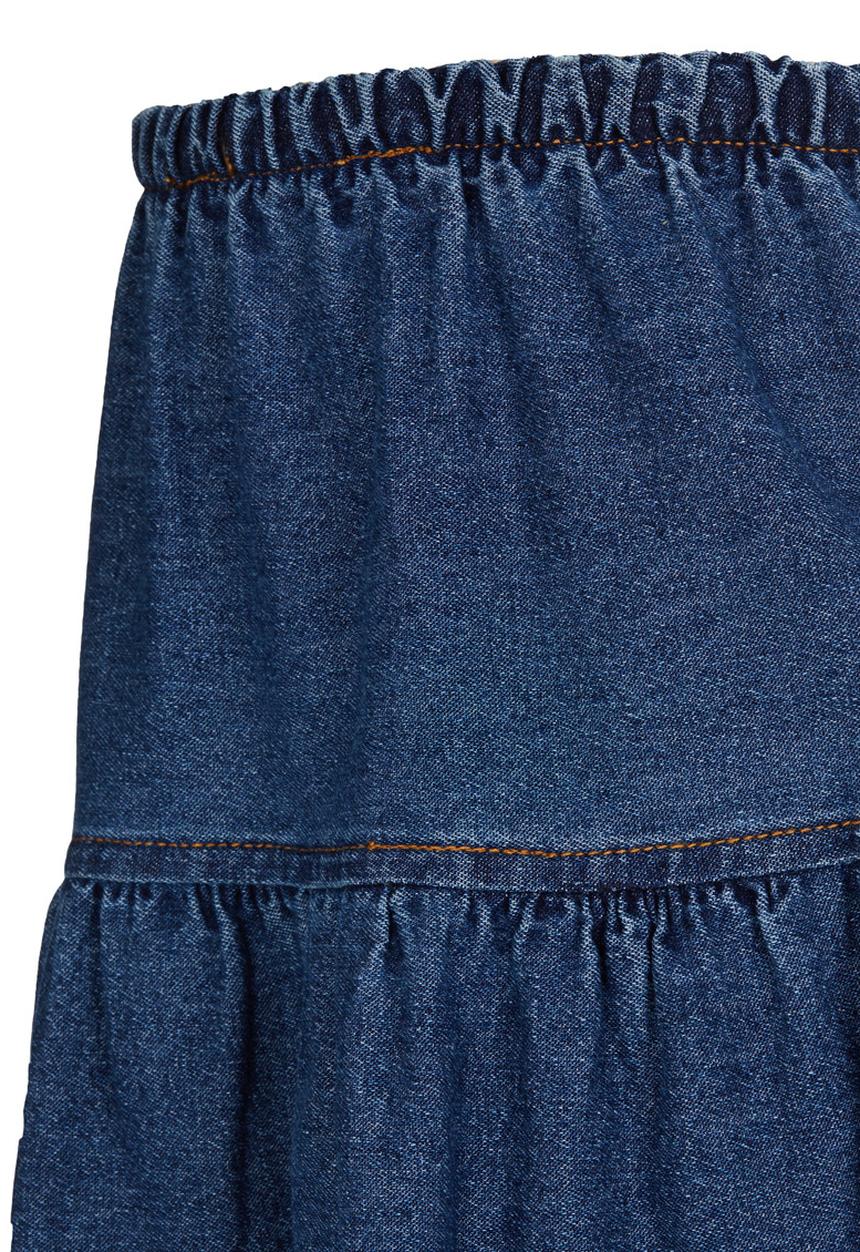 Pop Candy - Gypsy Skirt Dark Blue