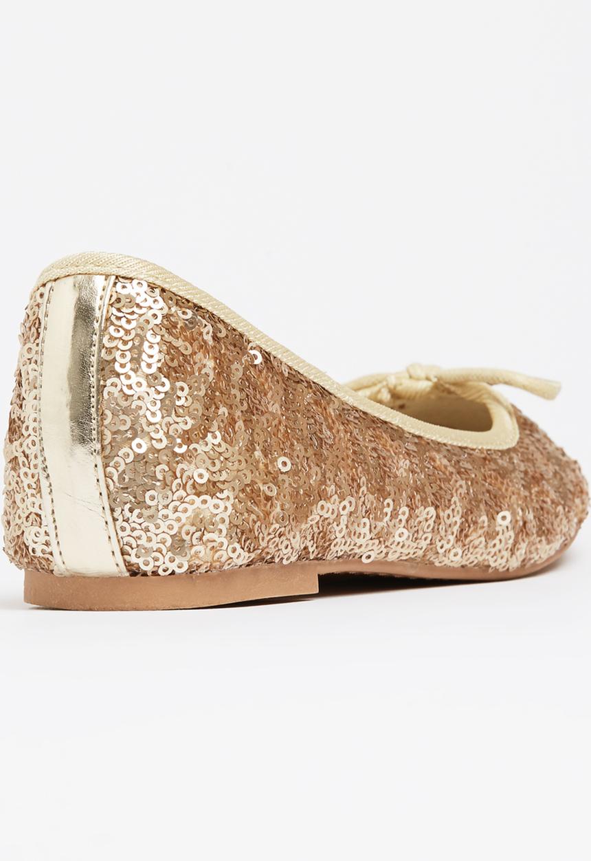 Marcha Ballerina - Anemone  Girl Pump Gold