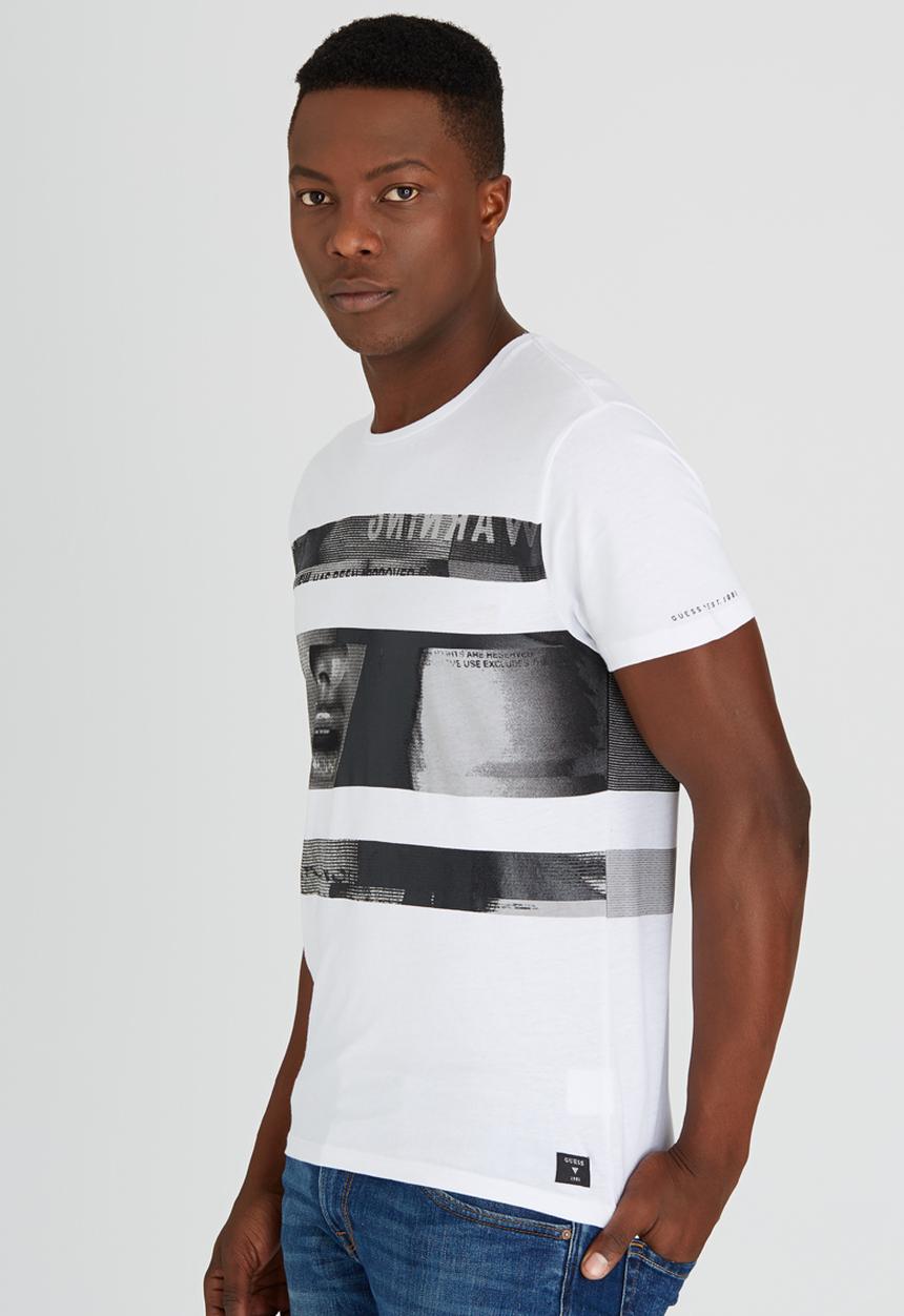 GUESS - S/S BSC Video Girl Crew Tee White