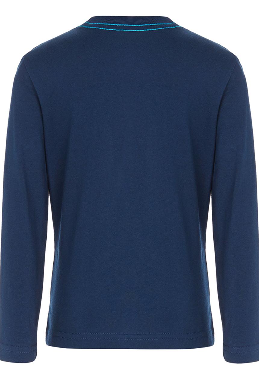 GUESS - Tripple Triangle Screen Tee Navy