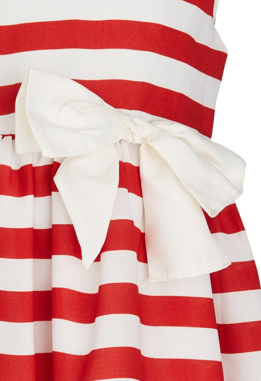 See-Saw - Party Dress with Bow Red