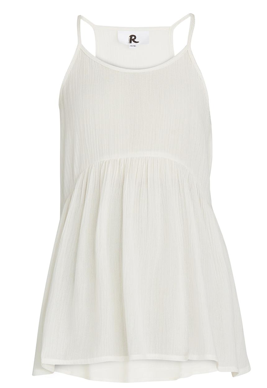 Rebel Republic - Flowy Top White