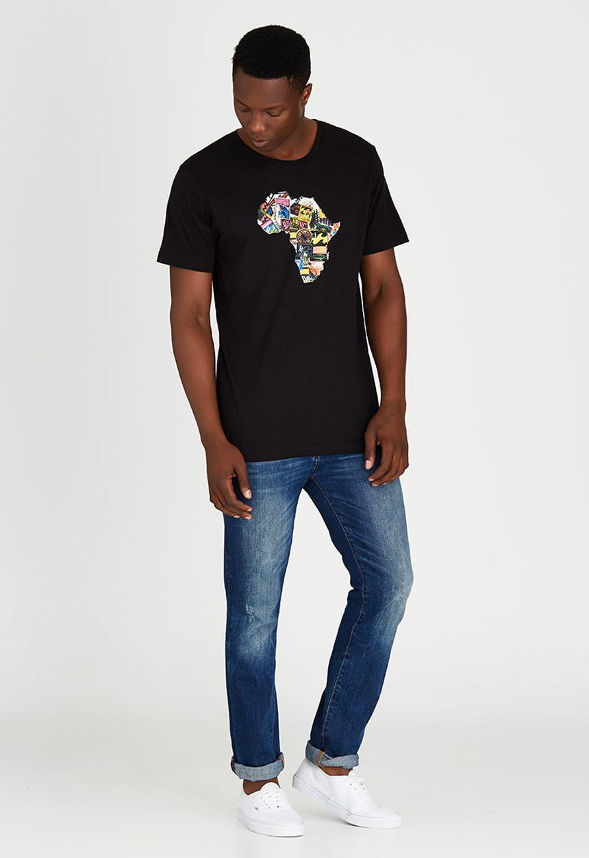 Billabong  - Africa Stickerwave Short Sleeve T-Shirt Black