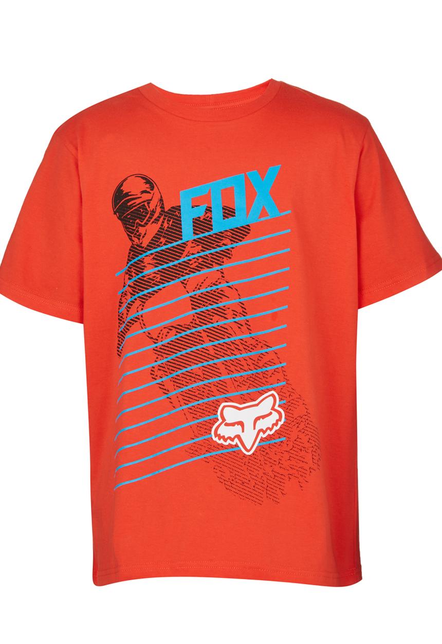 Fox - Printed T-Shirt Red