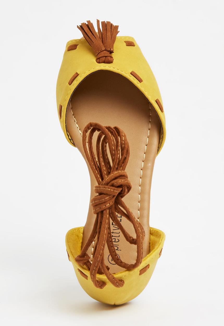 Awol - Tassel Sandal Yellow