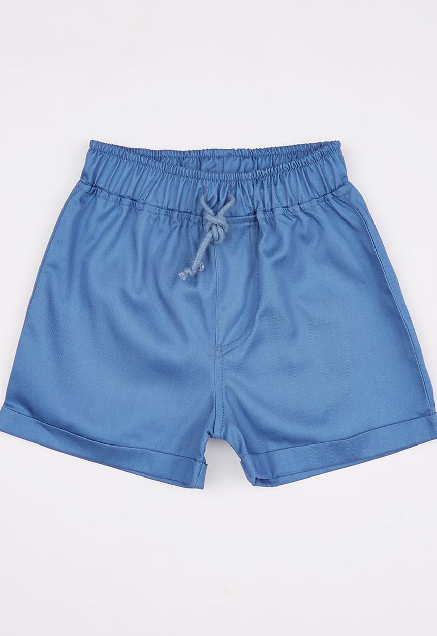 See-Saw - Twill Shorts Mid Blue