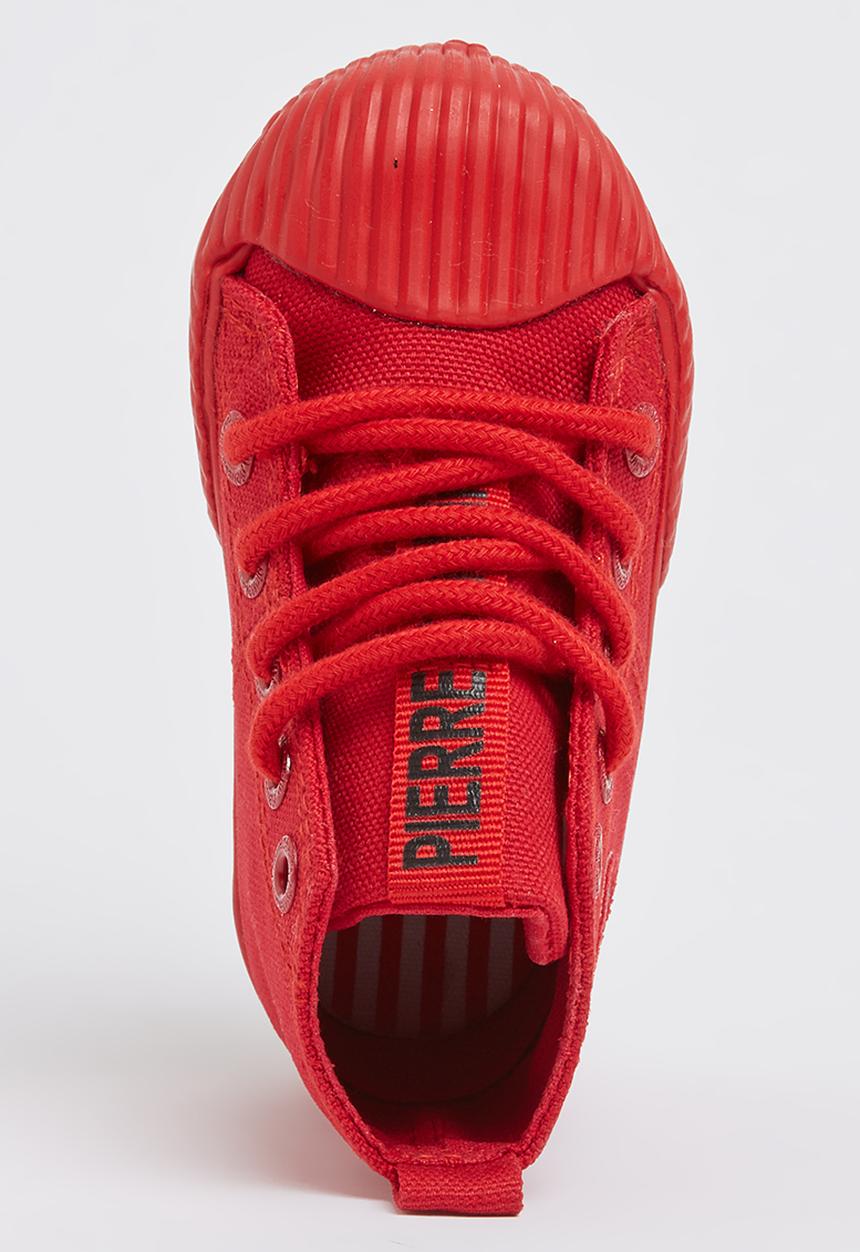 Pierre Cardin - Boys High Top Trainer Red