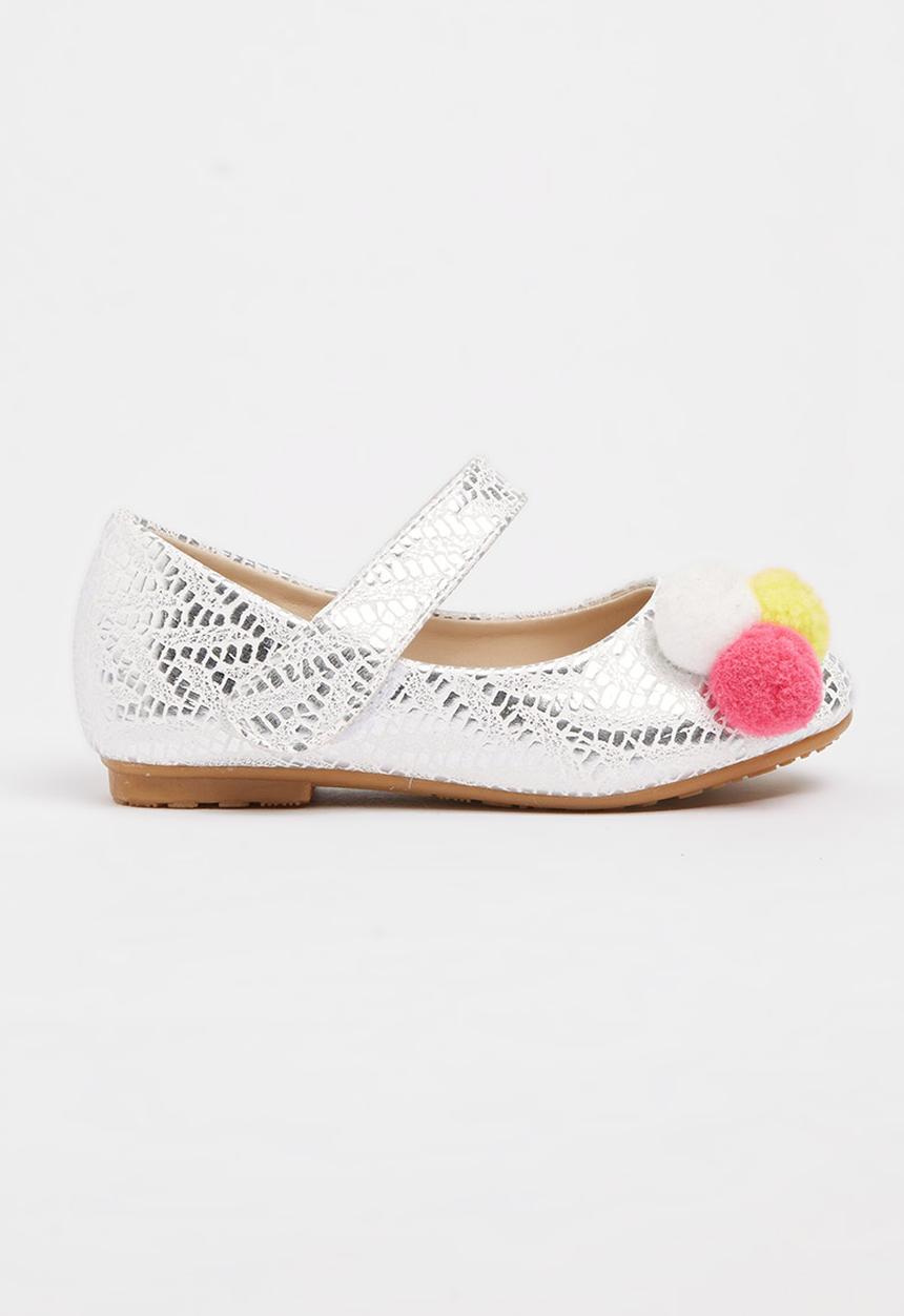 Rock & Co. - Girls Strappy Pump Silver