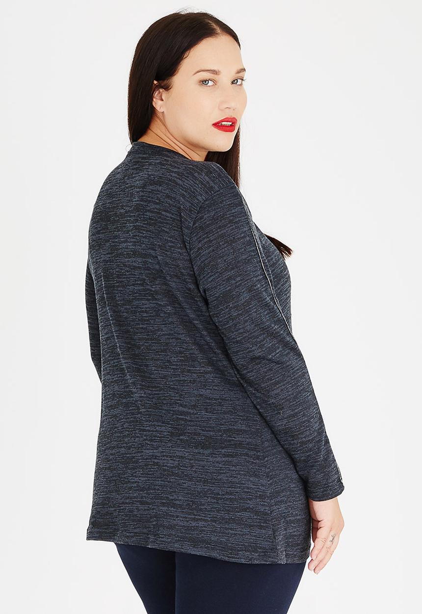 edit Plus - Basic Knit Top Black