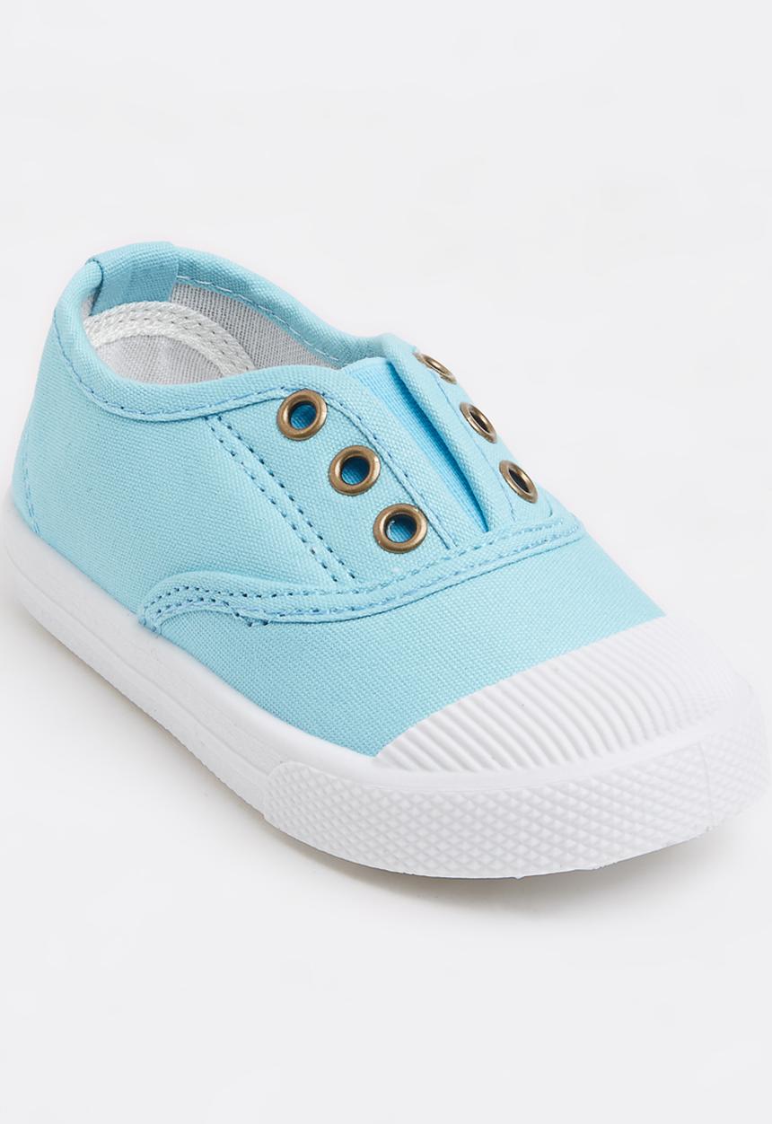 Pop Candy - Boys Slip On Sneaker Pale Blue