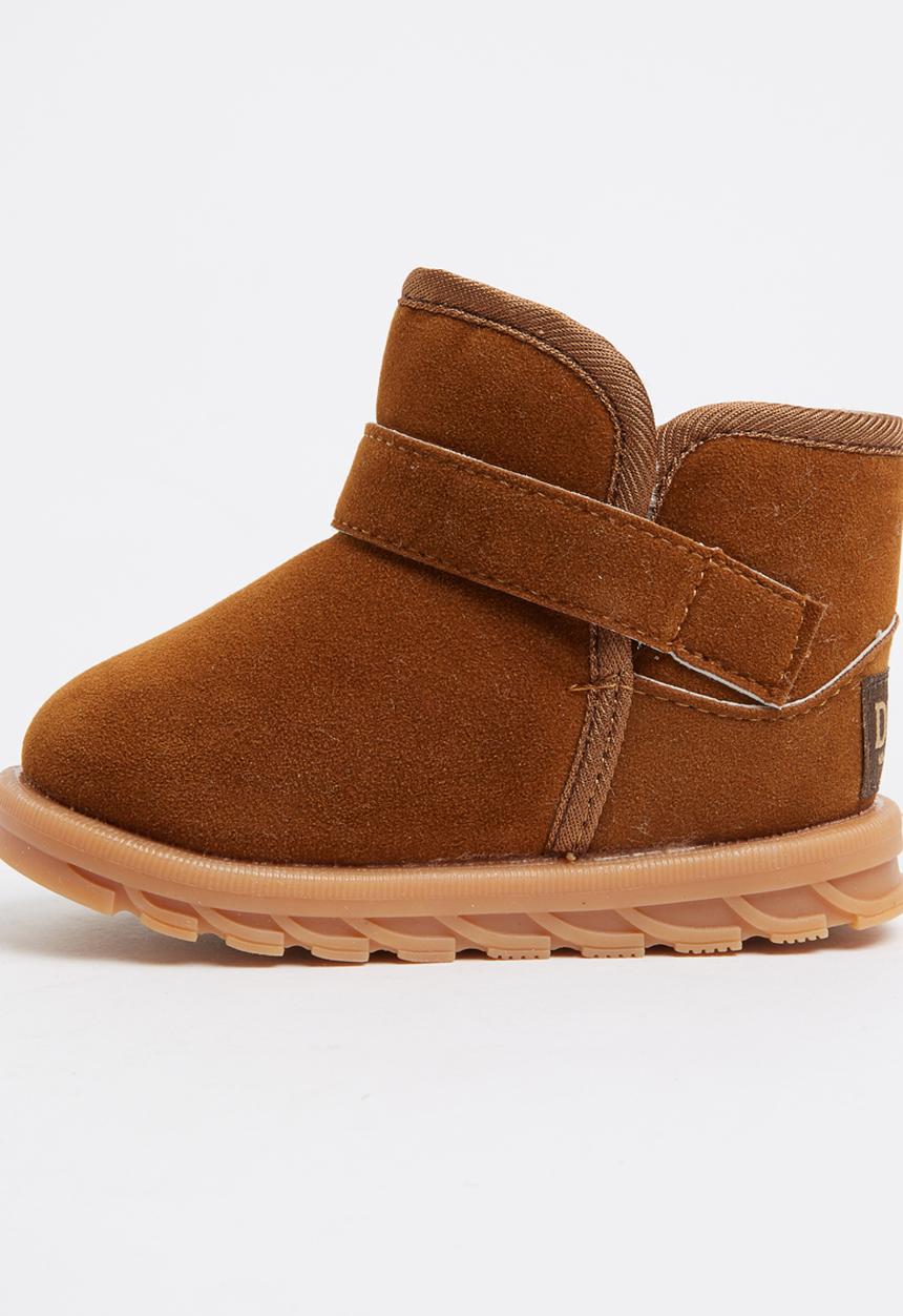 Pop Candy - Suede  Boots Tan