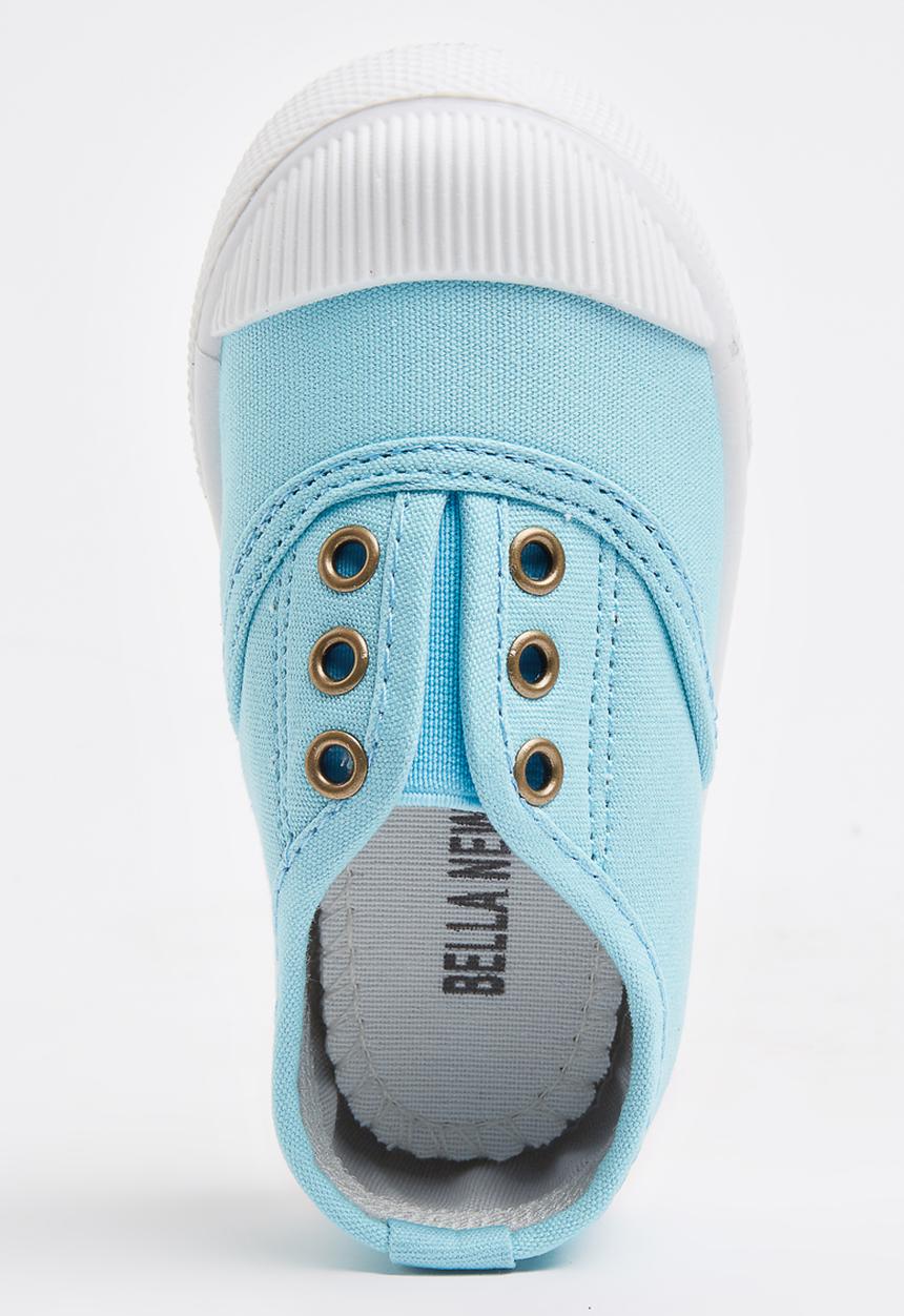 Pop Candy - Boys Slip On Sneaker Pale Blue